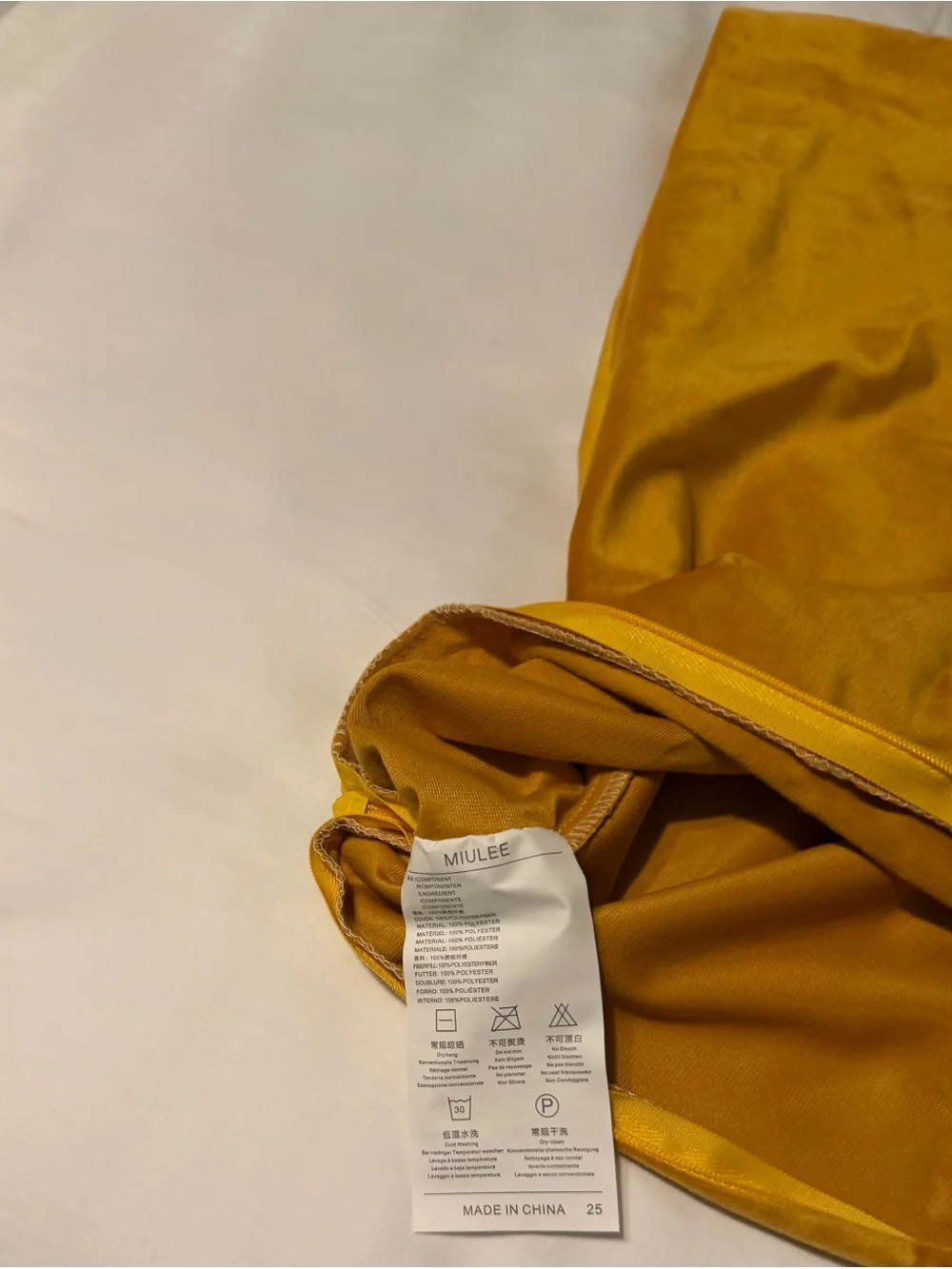 Mustard Velvet Accent Pillow Covers